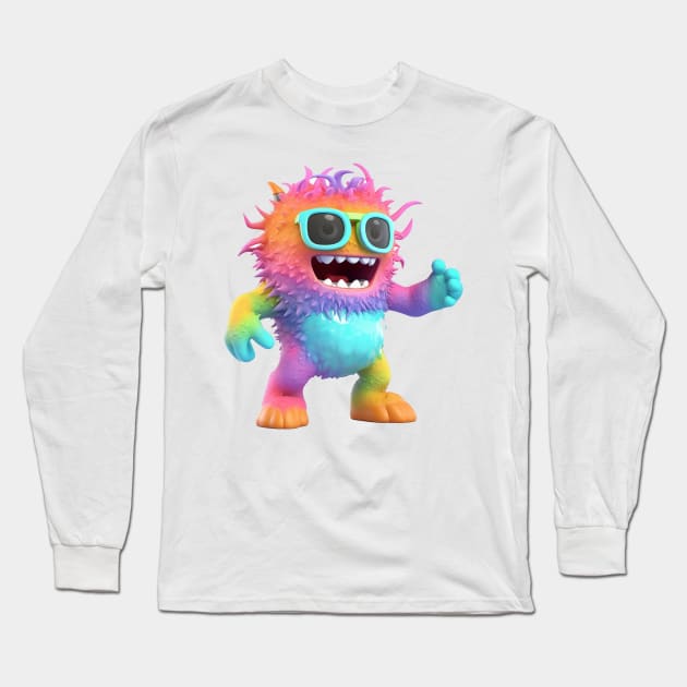 Party Monster Long Sleeve T-Shirt by melbournedesign